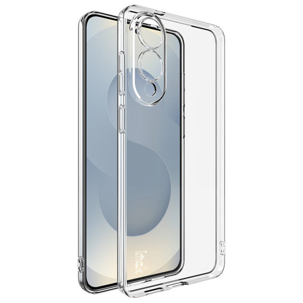 IMAK UX-5-serien för Samsung Galaxy S25 Edge-skal med stötsäkert TPU-skal med genomskinlig, smal baksida