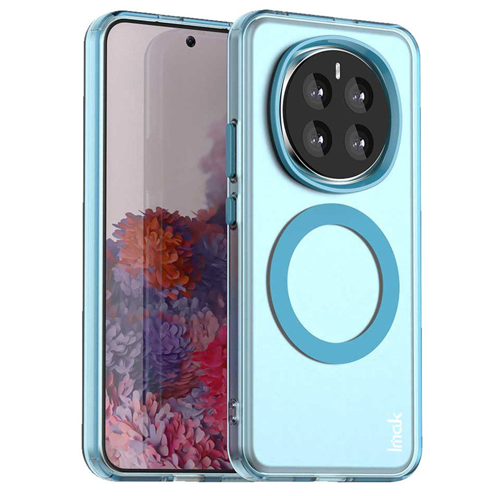 IMAK For Honor Magic7 5G Magnetic Case Candy Color Anti Drop TPU + PET Back Cover