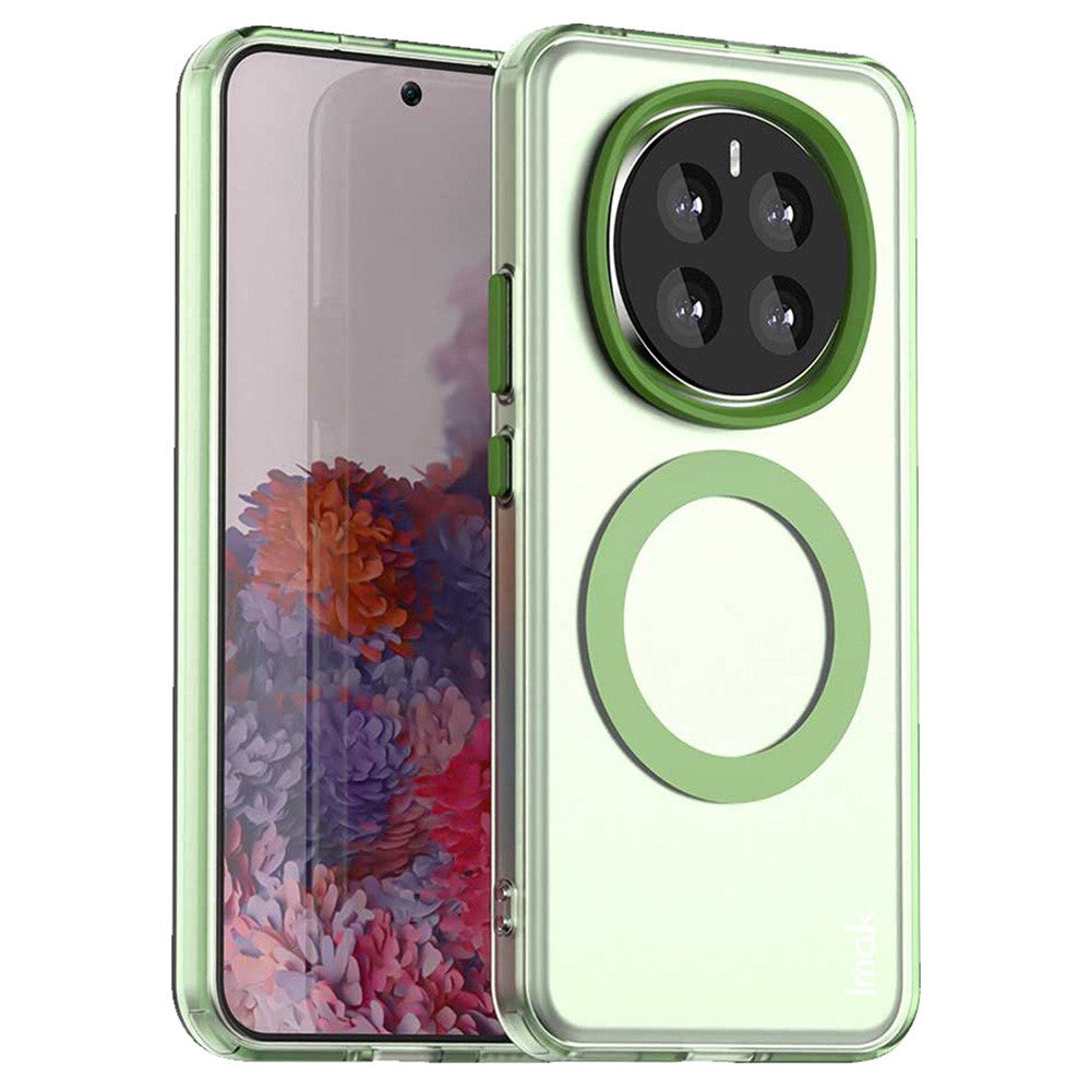 IMAK For Honor Magic7 5G Magnetic Case Candy Color Anti Drop TPU + PET Back Cover