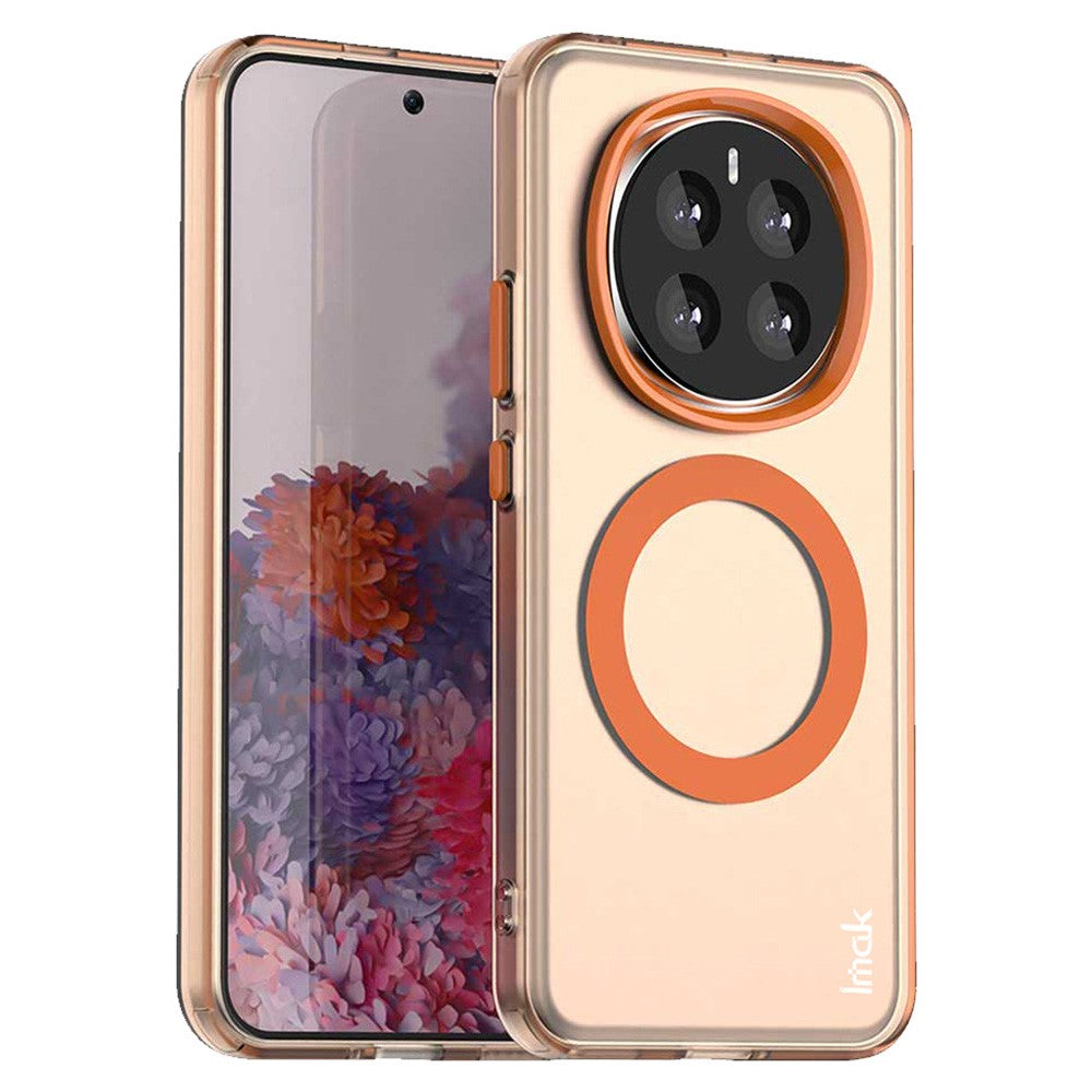 IMAK For Honor Magic7 5G Magnetic Case Candy Color Anti Drop TPU + PET Back Cover