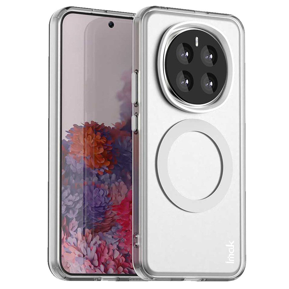 IMAK For Honor Magic7 5G Magnetic Case Candy Color Anti Drop TPU + PET Back Cover