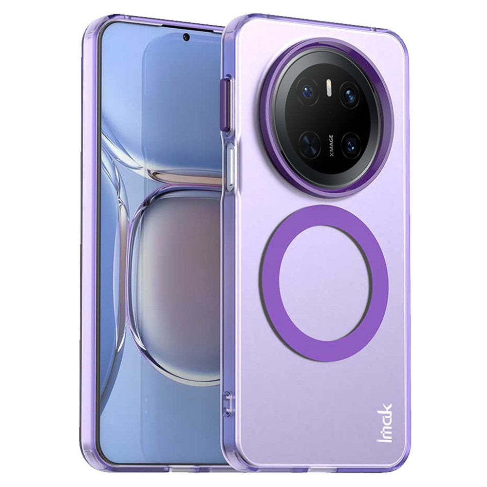 IMAK For Huawei Mate 70 Magnetic Case Candy Color Anti Drop TPU + PET Back Cover