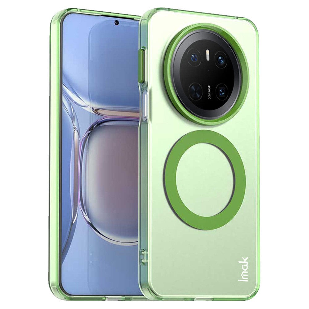 IMAK For Huawei Mate 70 Magnetic Case Candy Color Anti Drop TPU + PET Back Cover