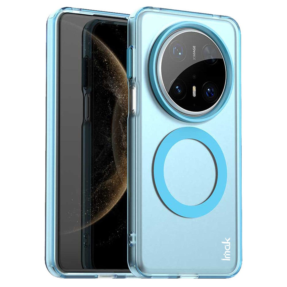 IMAK For Huawei Mate 70 Pro / Mate 70 Pro+ Magnetic Case Candy Color Anti Drop TPU + PET Back Cover