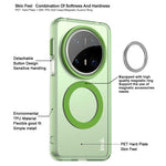 IMAK For Huawei Mate 70 Pro / Mate 70 Pro+ Magnetic Case Candy Color Anti Drop TPU + PET Back Cover