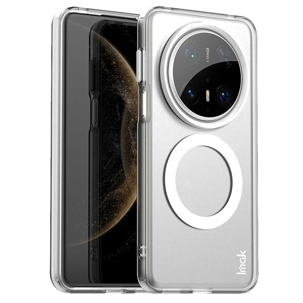 IMAK For Huawei Mate 70 Pro / Mate 70 Pro+ Magnetic Case Candy Color Anti Drop TPU + PET Back Cover