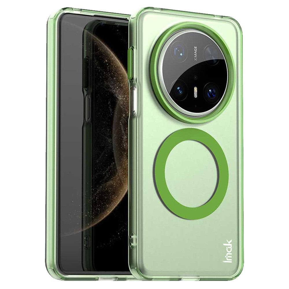IMAK For Huawei Mate 70 Pro / Mate 70 Pro+ Magnetic Case Candy Color Anti Drop TPU + PET Back Cover