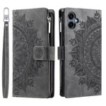 Stil 006 För Samsung Galaxy A06 5G Plånboksfodral PU-läder mobilskal Mandala Blommönster