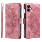 Stil 006 För Samsung Galaxy A06 5G Plånboksfodral PU-läder mobilskal Mandala Blommönster