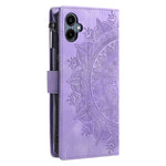 Stil 006 För Samsung Galaxy A06 5G Plånboksfodral PU-läder mobilskal Mandala Blommönster