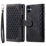 Stil 005 för Samsung Galaxy A06 5G plånboksfodral med rombsömmar i PU-läder
