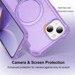 For iPhone 14 Case Compatible with MagSafe Kickstand TPU + PC Shockproof Phone Back Cover