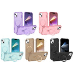 For iPhone 14 Case Compatible with MagSafe Kickstand TPU + PC Shockproof Phone Back Cover