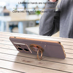 For Xiaomi 13T / 13T Pro Case Precise Cutouts 6D Electroplating TPU Phone Cover with Ring Holder