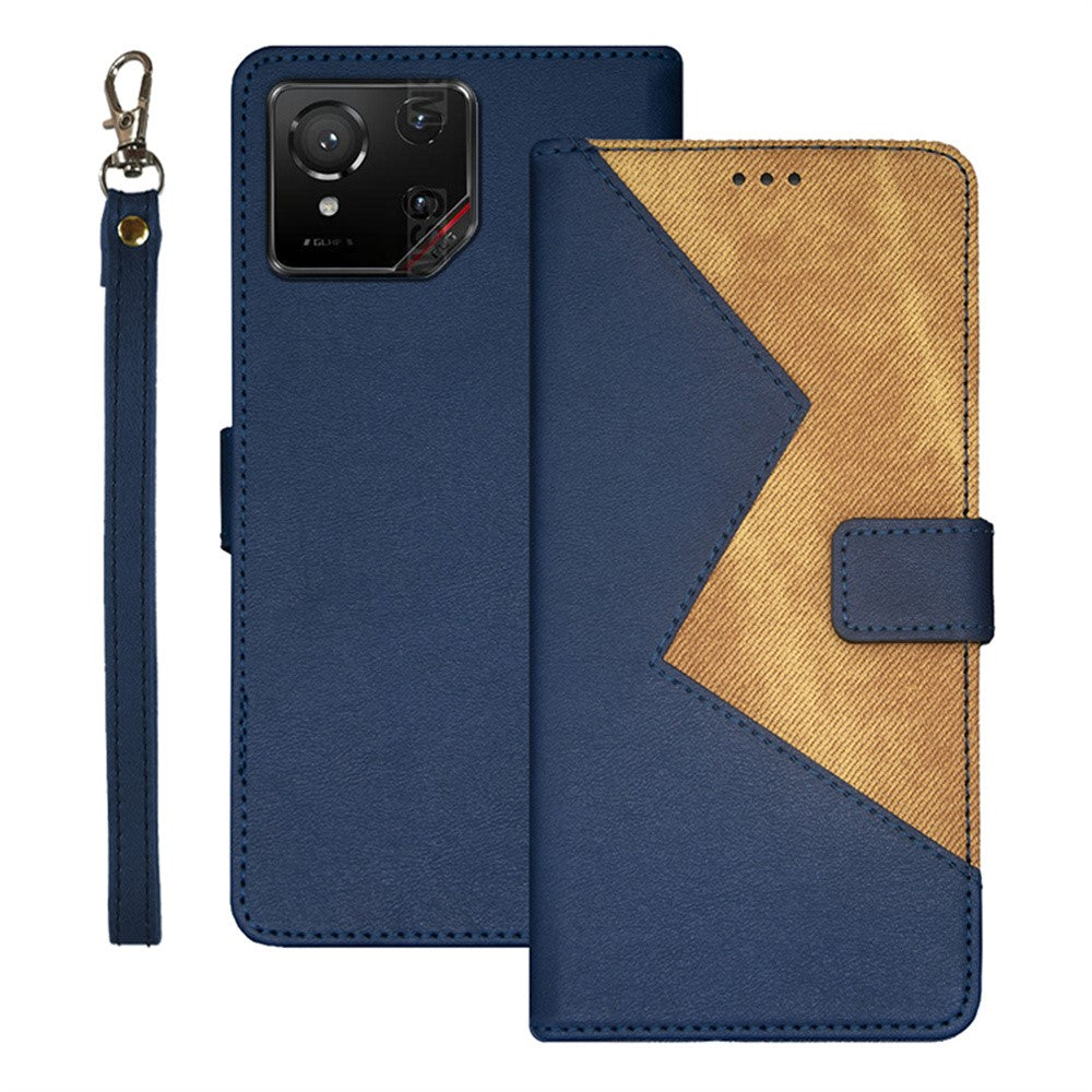 IDEWEI Til Asus ROG Phone 9 5G Cover med Kortpladser i Splice Farvet Læder
