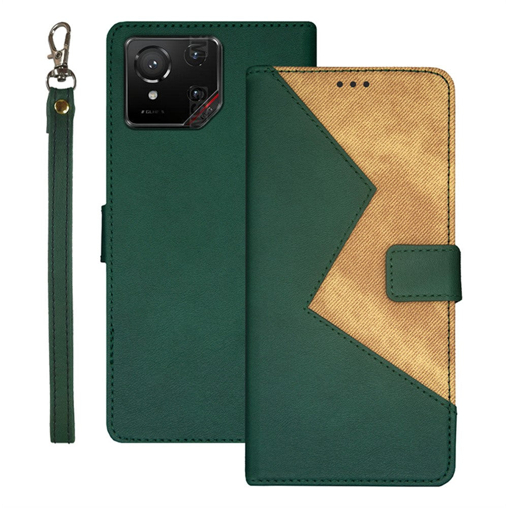 IDEWEI Til Asus ROG Phone 9 5G Cover med Kortpladser i Splice Farvet Læder