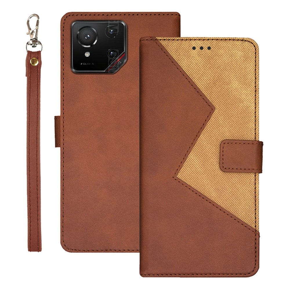IDEWEI Til Asus ROG Phone 9 5G Cover med Kortpladser i Splice Farvet Læder