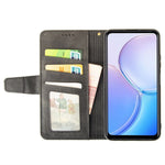 IDEWEI For Asus ROG Phone 9 5G Case Leather Wallet Phone Cover Stand Calf Texture
