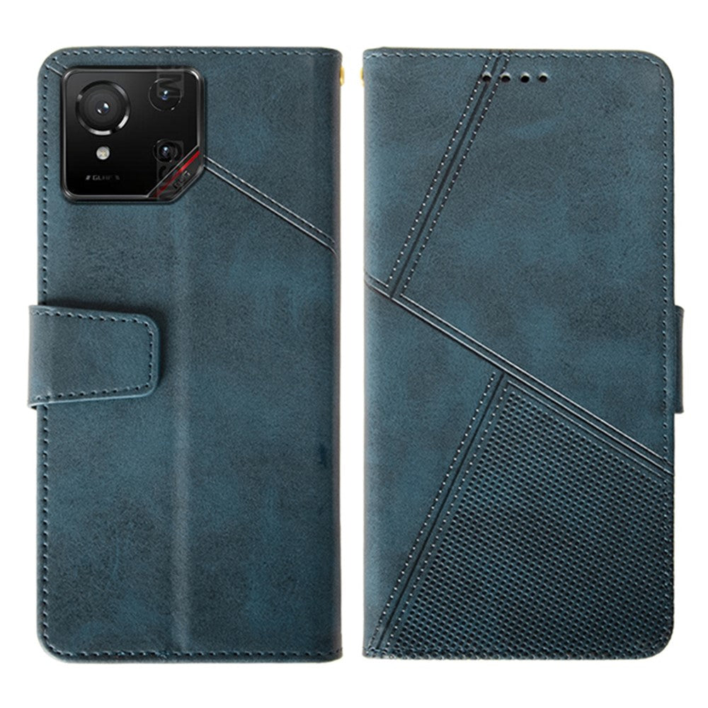 IDEWEI For Asus ROG Phone 9 5G Case Leather Wallet Phone Cover Stand Calf Texture