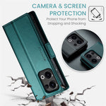 CASEME För Oppo Reno13 5G (Global) Skal 023 Serien RFID-blockerande Läderplånboksfodral med Stativ