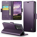 CASEME För Oppo Reno13 5G (Global) Skal 023 Serien RFID-blockerande Läderplånboksfodral med Stativ