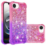 For iPhone 17e / 16e TPU Case Gradient Quicksand Phone Back Cover