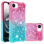 For iPhone 17e / 16e TPU Case Gradient Quicksand Phone Back Cover