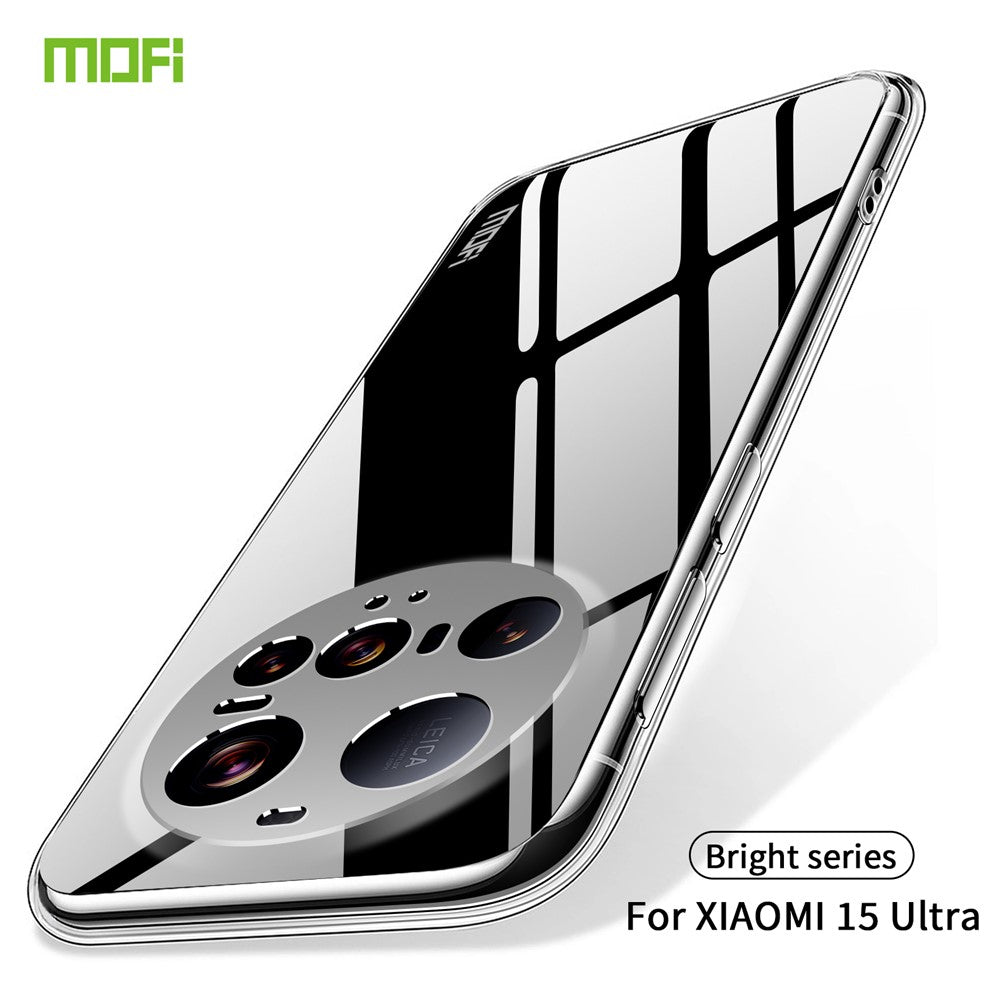 MOFI For Xiaomi 15 Ultra Clear Phone Case  Ultra-Thin TPU Phone Back Cover