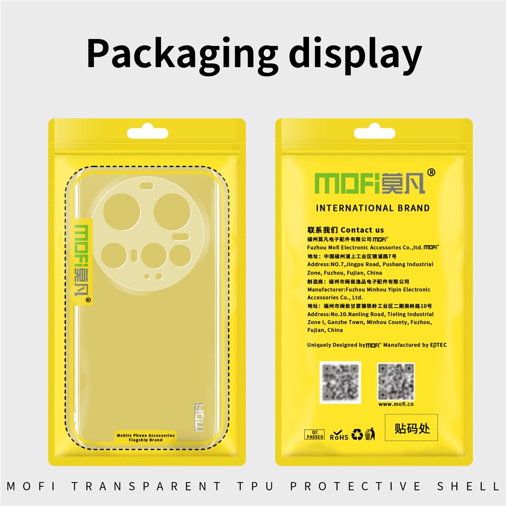 MOFI For Xiaomi 15 Ultra Clear Phone Case  Ultra-Thin TPU Phone Back Cover