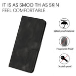 For Honor 400 Lite 5G Læder Cover Pung Stander Smil Præget Telefoncover med Rem
