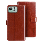 IDEWEI For Asus Zenfone 12 Ultra 5G Stand Case Crazy Horse Texture Leather Phone Cover