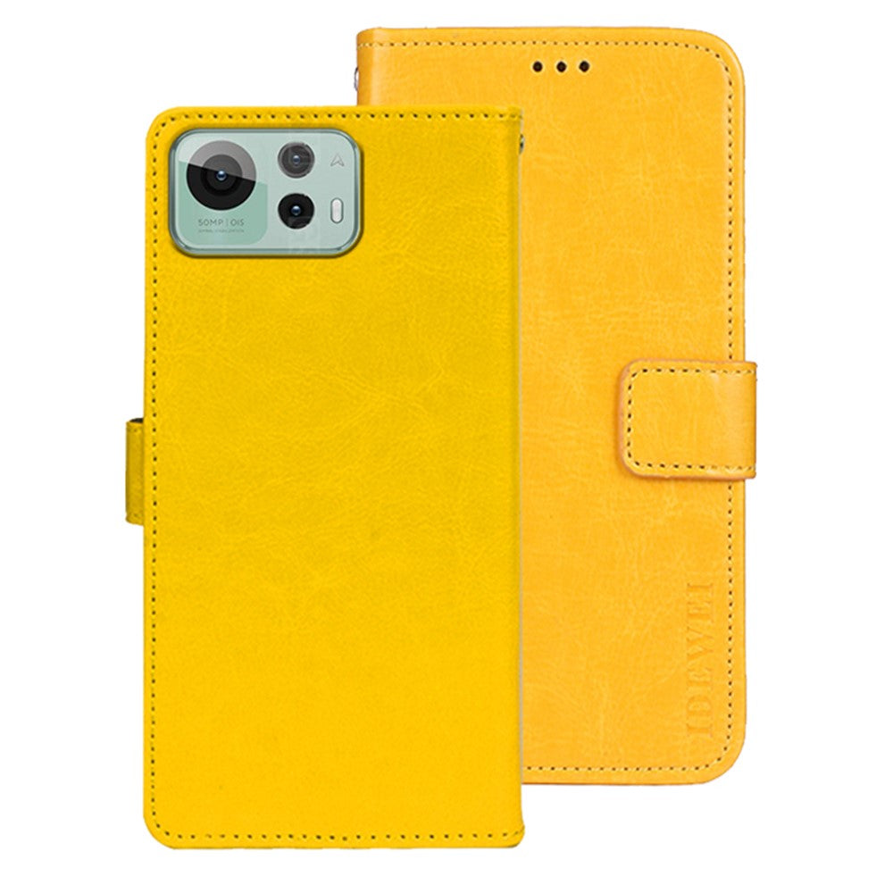 IDEWEI For Asus Zenfone 12 Ultra 5G Stand Case Crazy Horse Texture Leather Phone Cover