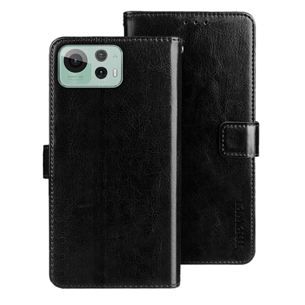 IDEWEI For Asus Zenfone 12 Ultra 5G Stand Case Crazy Horse Texture Leather Phone Cover