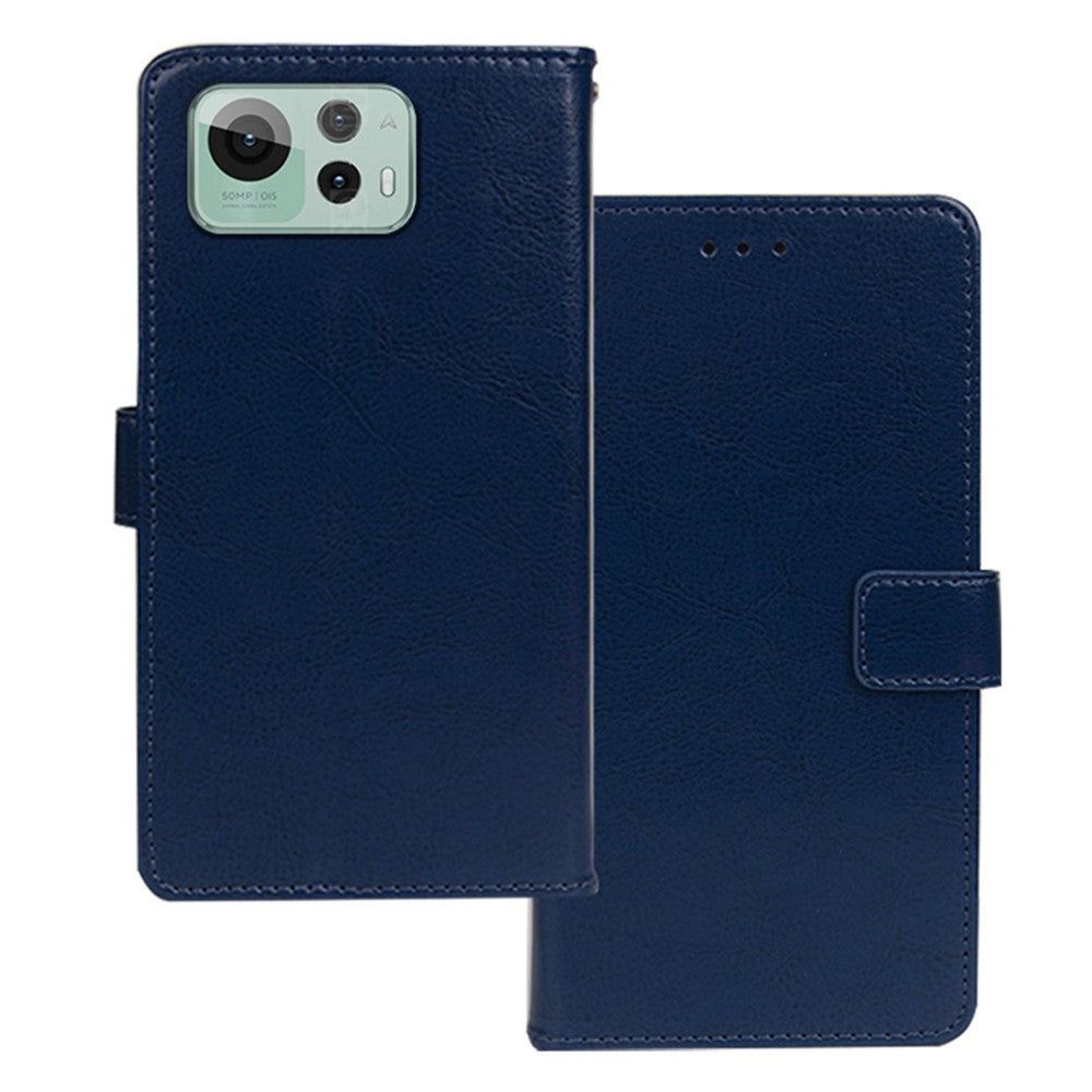 IDEWEI For Asus Zenfone 12 Ultra 5G Case Wallet Leather Phone Cover Crazy Horse Texture