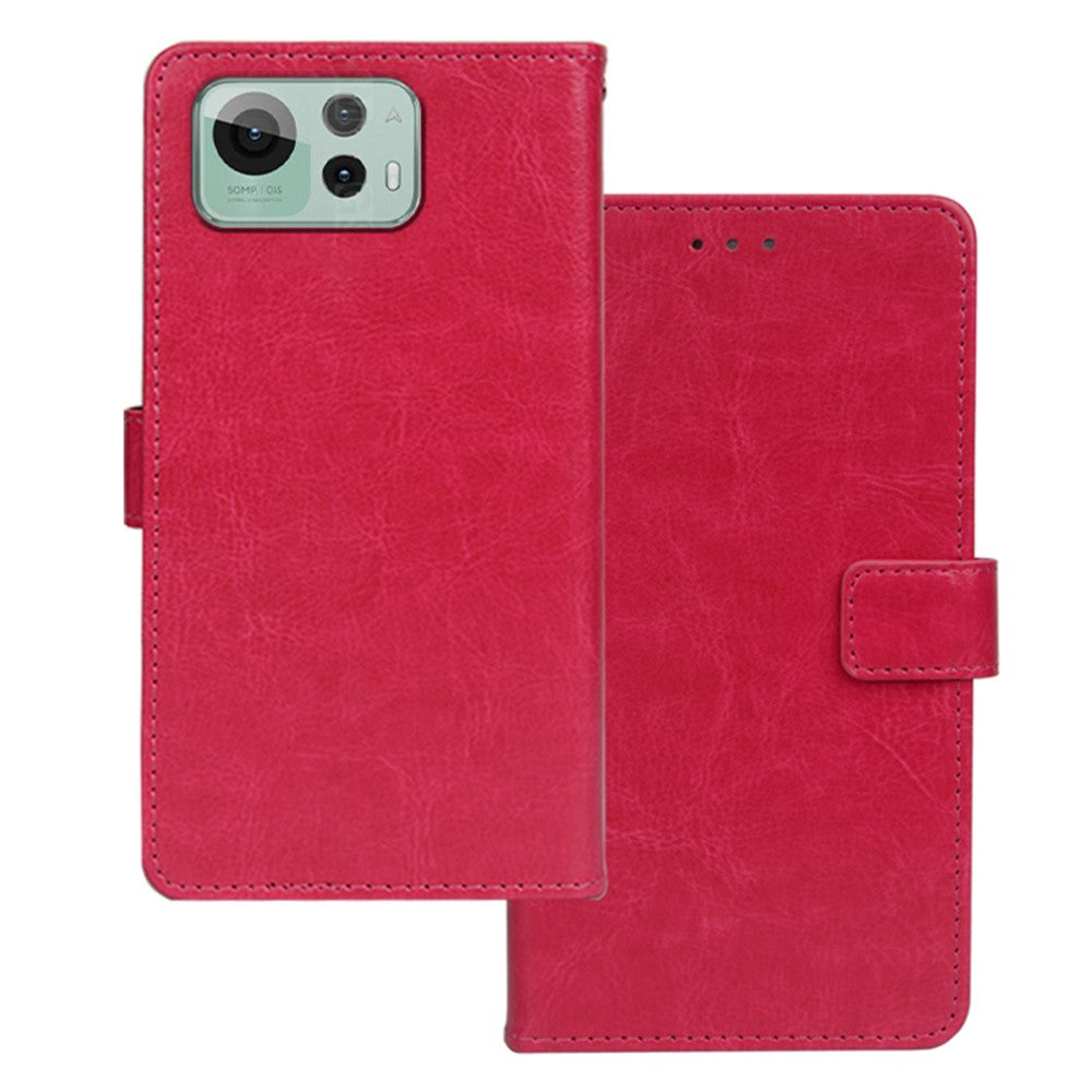 IDEWEI For Asus Zenfone 12 Ultra 5G Case Wallet Leather Phone Cover Crazy Horse Texture