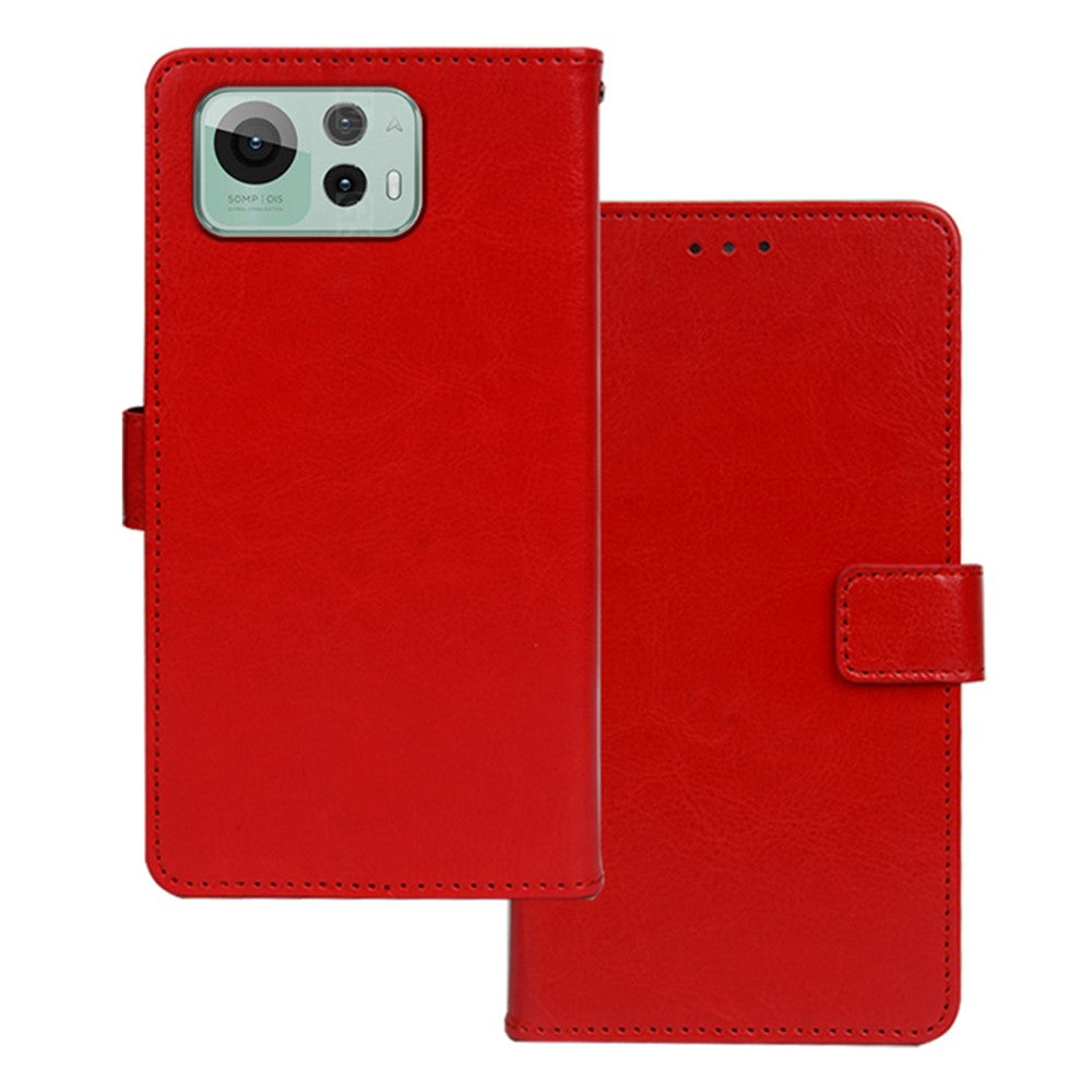 IDEWEI For Asus Zenfone 12 Ultra 5G Case Wallet Leather Phone Cover Crazy Horse Texture