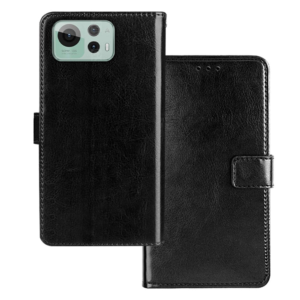 IDEWEI For Asus Zenfone 12 Ultra 5G Case Wallet Leather Phone Cover Crazy Horse Texture