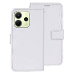 IDEWEI For Xiaomi Redmi Note 14 4G (164.84mm) Stand Case Crazy Horse Texture Leather Phone Cover