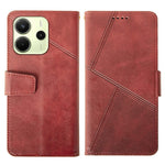 IDEWEI For Xiaomi Redmi Note 14 4G (164.84mm) Case Leather Wallet Phone Cover Stand Calf Texture