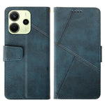 IDEWEI For Xiaomi Redmi Note 14 4G (164.84mm) Case Leather Wallet Phone Cover Stand Calf Texture