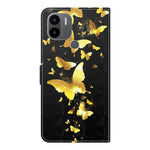 For Xiaomi Redmi A1 4G / A2 4G 3D Pattern Printing Wallet Phone Case PU Leather Wrist Strap Handbag Stand Feature Magnetic Flip Cover