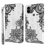 For Xiaomi Redmi A1 4G / A2 4G 3D Pattern Printing Wallet Phone Case PU Leather Wrist Strap Handbag Stand Feature Magnetic Flip Cover