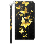 For Honor X8 4G PU læder Folio Flip Tegnebog Telefon Etui Stativfunktion 3D Kreativt Mønster Trykt Design Fuld Beskyttende Cover med Rem