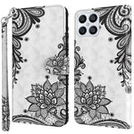 For Honor X8 4G PU læder Folio Flip Tegnebog Telefon Etui Stativfunktion 3D Kreativt Mønster Trykt Design Fuld Beskyttende Cover med Rem
