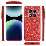 For Xiaomi Redmi Note 14 Pro 4G Case TPU + PC Sparkling Glitter Phone Back Cover