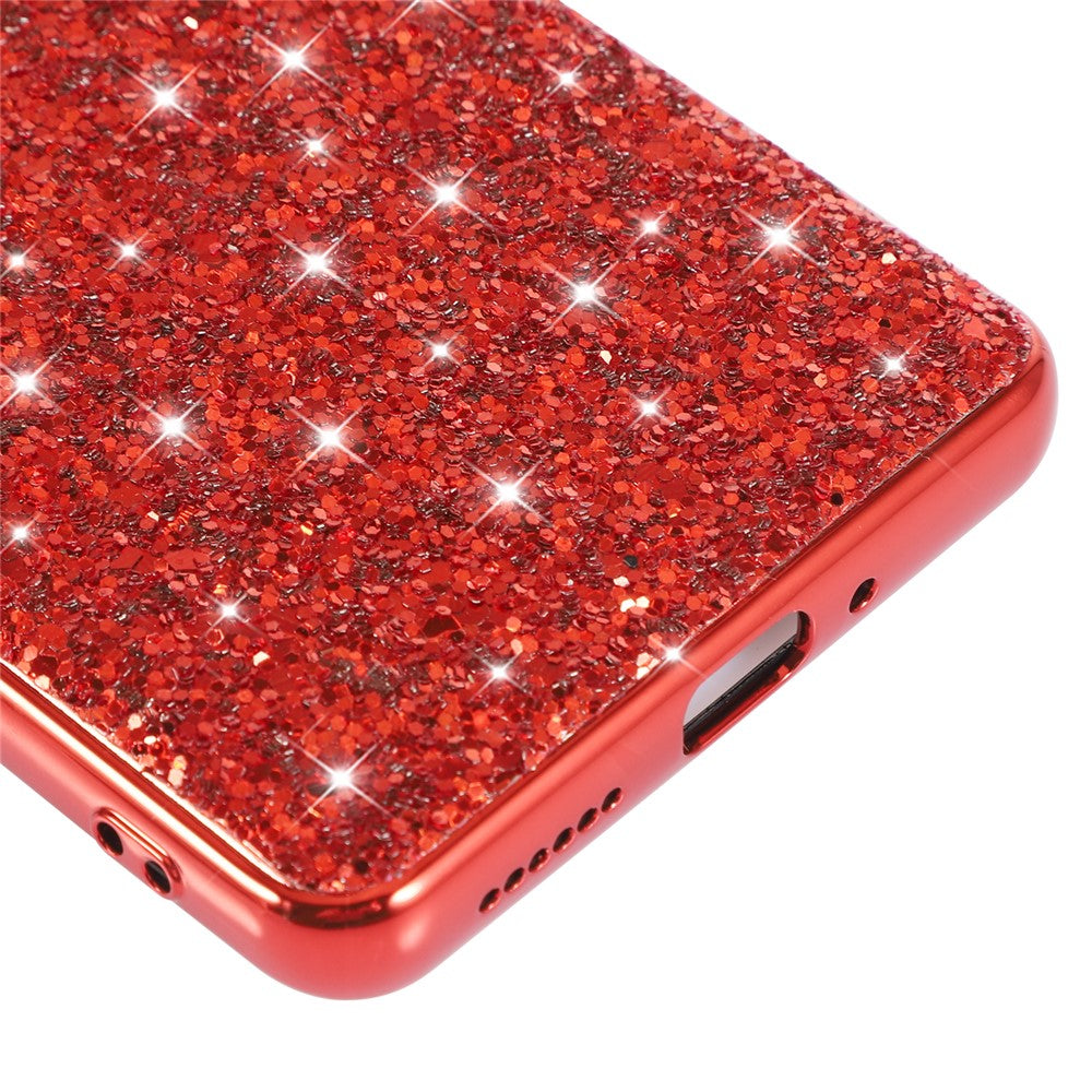 For Xiaomi Redmi Note 14 Pro 4G Case TPU + PC Sparkling Glitter Phone Back Cover