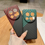 For Xiaomi 15 Ultra Case Hard PC Phone Cover Carbon Fiber Texture Drop Proof