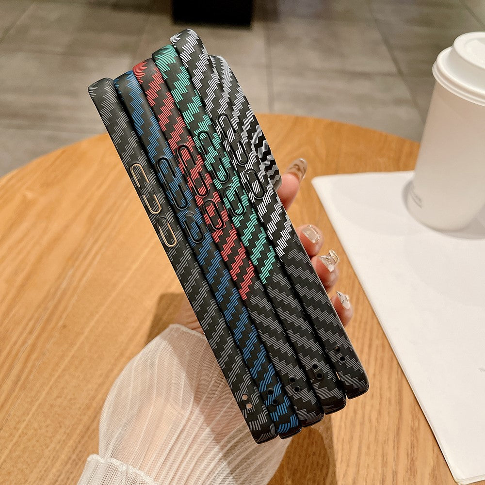 For Xiaomi 15 Ultra Case Hard PC Phone Cover Carbon Fiber Texture Drop Proof