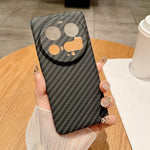 For Xiaomi 15 Ultra Case Hard PC Phone Cover Carbon Fiber Texture Drop Proof