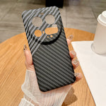 For Xiaomi 15 Ultra Case Hard PC Phone Cover Carbon Fiber Texture Drop Proof